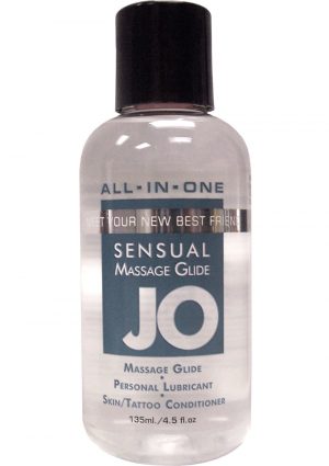 JO All-In-One Silicone Sensual Massage Glide Fragrance Free 4oz