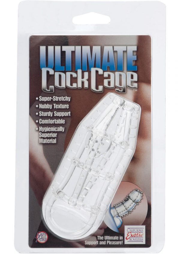 Ultimate Cock Cage 5 Inch Clear