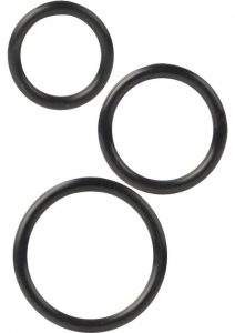 Silicone Support Rings Medium Large And Extra Large Black