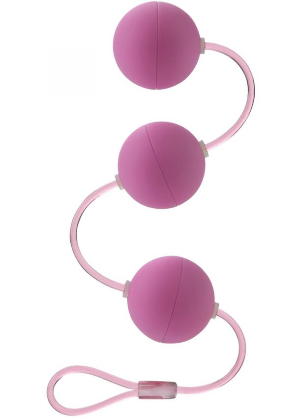 First Time Love Balls Triple Lover Perfectly Weighted For The Beginner Pink