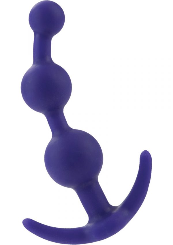 Booty Call Booty Beads Silicone Anal Beads Purple