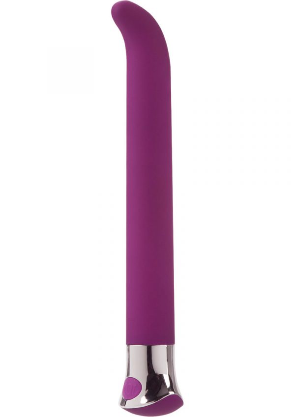 10 Function Risque G Vibrator Waterproof 5.5 Inch Purple