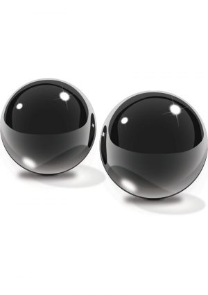 Fetish Fantasy Series Limited Edition Glass Ben-Wa Ball Black Medium 1.25 Inch Diameter