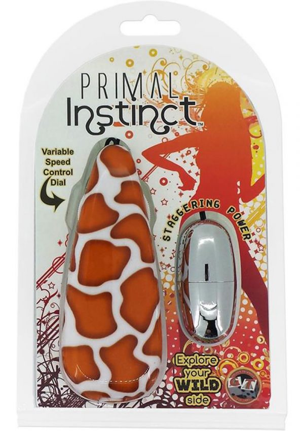 Primal Instinct Wired Remote Control Bullet Giraffe Print