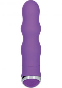 8 Function Classic Chic Wave Vibrator Waterproof Purple 4.25 Inch