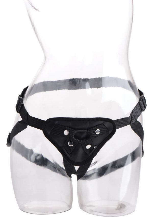 Strap U Sutra Harness With Vibe Pocket Black