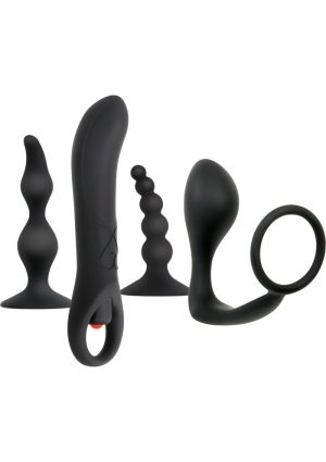 Zero Tolerance Intro To Prostate Kit With Movie And Lube Black