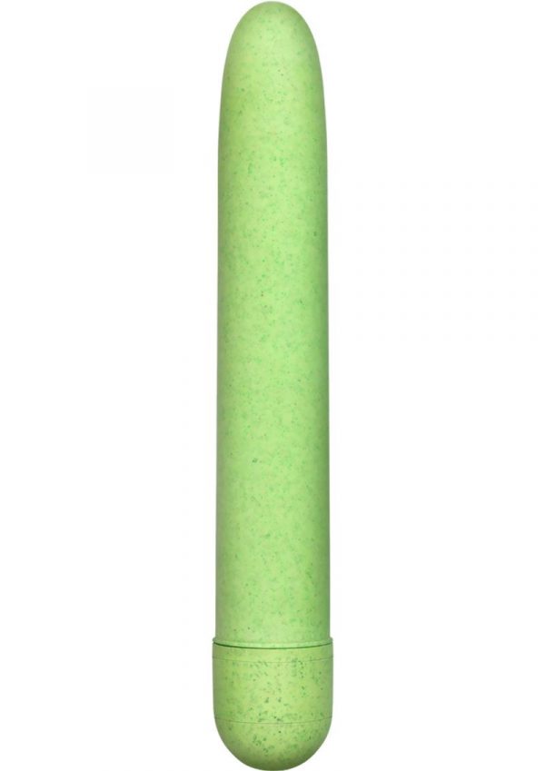 Gaia Eco Biodegradable Vibrator Waterproof Green 7 Inch