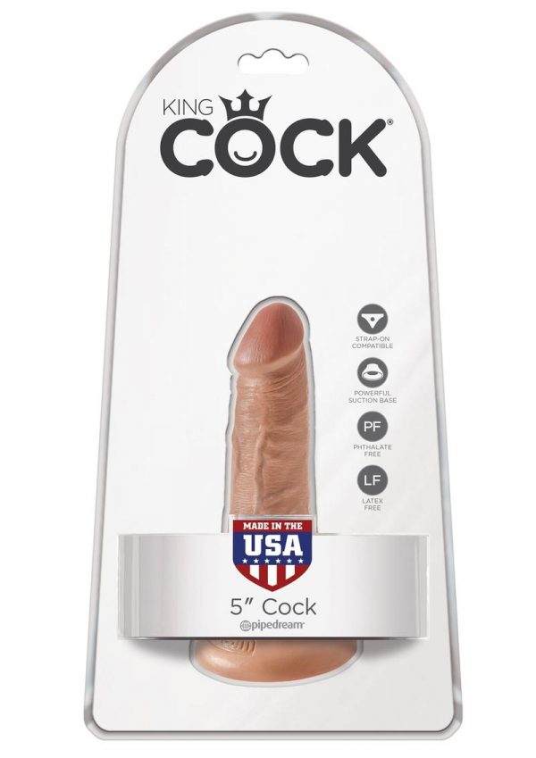 King Cock Realistic Dildo Tan 5 Inch