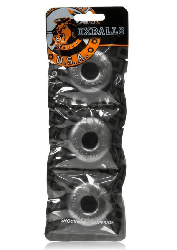 Oxballs Ringer Cockrings Steel 3 Each Per Pack