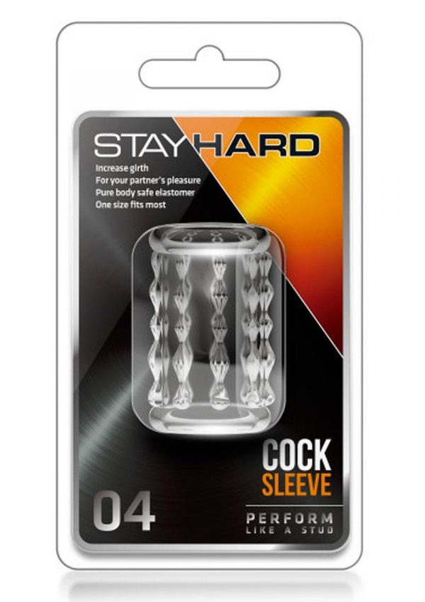 Stay Hard Cock Sleeve 04 Clear 2 Inch