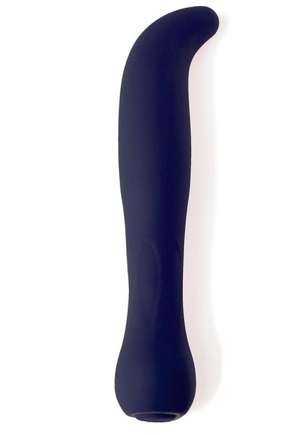 Baelii USB Rechargeable Flexible Silicone Vibrator Waterproof Navy