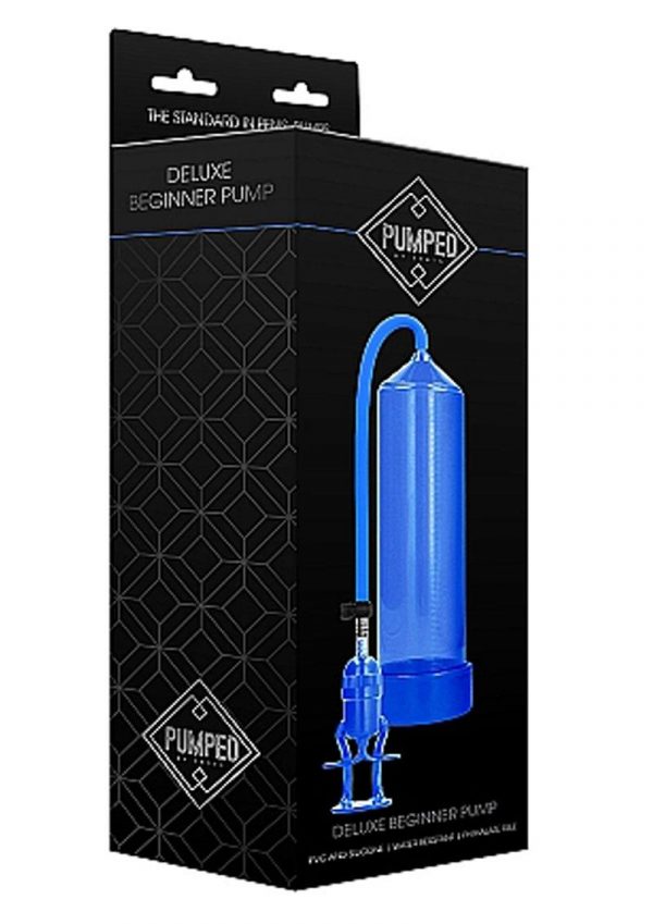 Pumped By Shots Deluxe Beginner Pump Blue