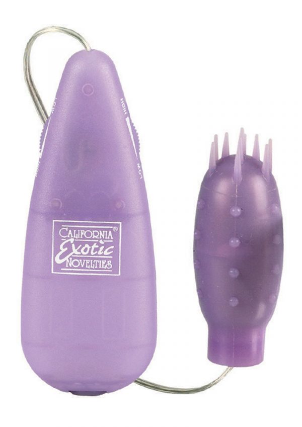 Silicones Slims Nubby Bullet Multispeed Remote 3 inch Purple