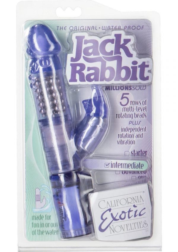 WATERPROOF JACK RABBIT 4.75 INCH WATERPROOF PURPLE