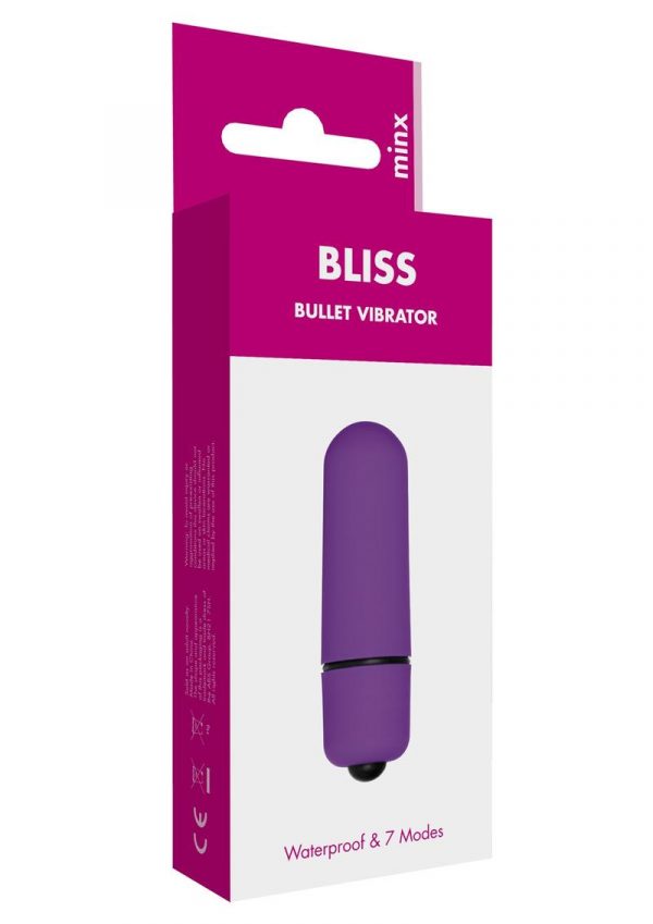 Minx Bliss Bullet Vibrator Waterproof Purple