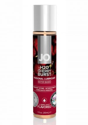 Jo H2O Water Based Personal Flavored Lubricant Cherry Burst 1 Ounce