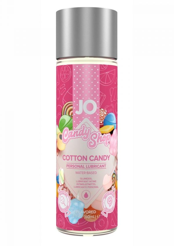 Jo Candy Shop Water Based Flavored Lubricant Cotton Candy 2 Ounce