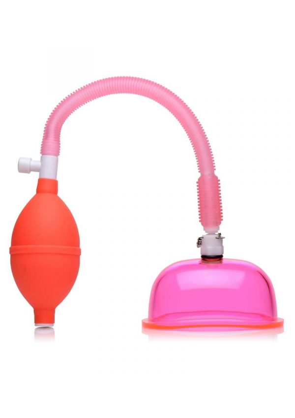 Size Matters Vaginal Pump With Small Cup 3.8 Inch Pink