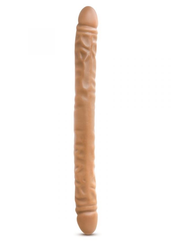 Dr Skin Double Dildo 18in - Mocha