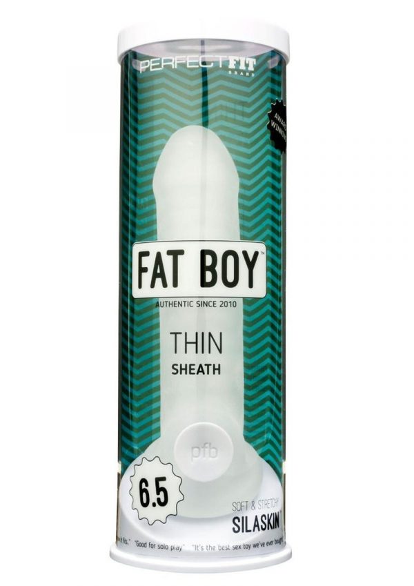 Perfect Fit Fat Boy Thin Sheath 6.5in - Clear