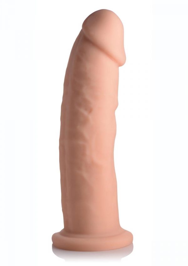 FleshStixxx Silicone Bendable Dong 8in - Vanilla