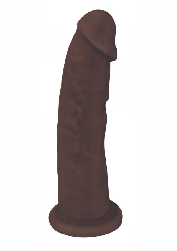 FleshStixxx Dual Density Silicone Bendable Dong 7in - Chocolate