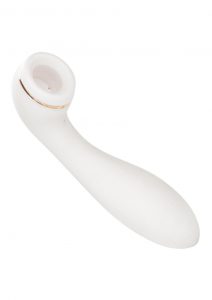 Empowered Smart Pleasure Idol Silicone Rechargeable Stimulator - White