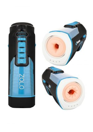 ZOLO Roboblow Full Shaft Male Blowjob Masturbator - Blue/Black