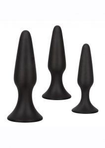 Colt Silicone Anal Trainer Kit (set of 3) - Black