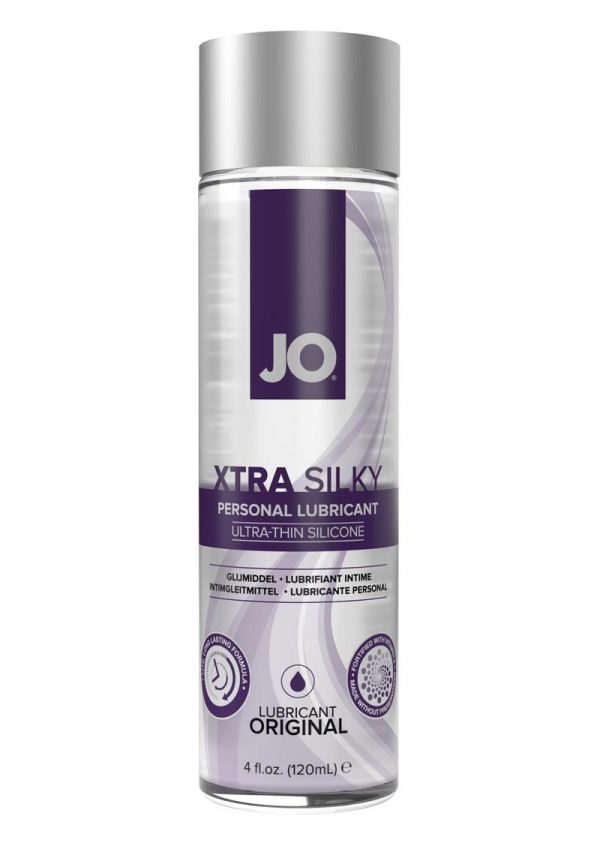 JO Xtra Silky Thin Silicone Lubricant 4oz