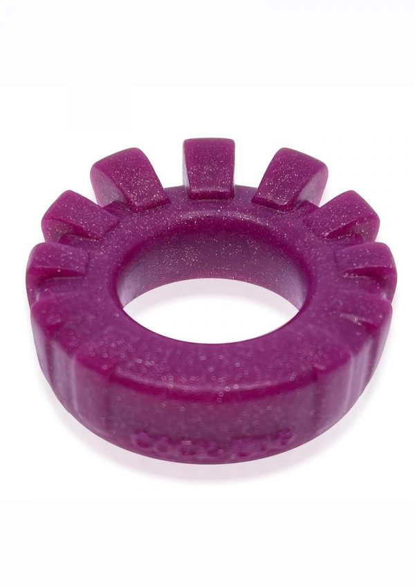 Cock Lug Lugged Cock Ring - Plum