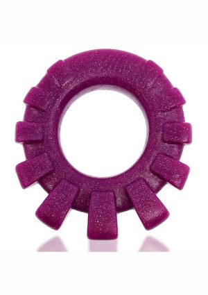 Cock Lug Lugged Cock Ring - Plum