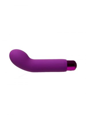 PowerBullet Sara`s Spot 10 Function Rechargeable Silicone Vibrating Bullet - Purple