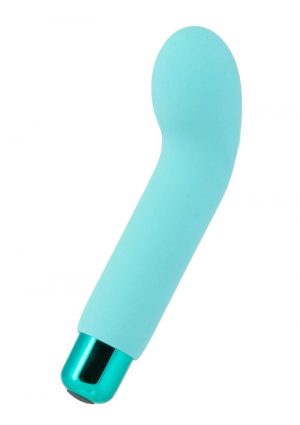 PowerBullet Sara`s Spot 10 Function Rechargeable Silicone Vibrating Bullet - Teal