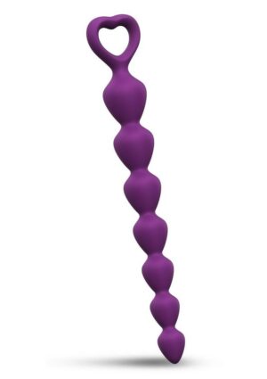 Bing Bang Silicone Anal Beads - Small - Purple Rain