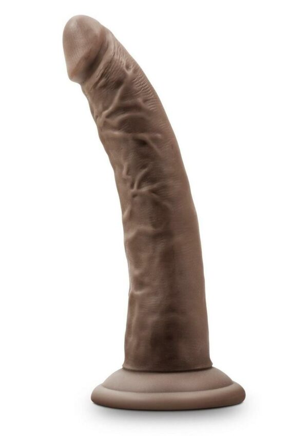 Dr. Skin Plus Posable Dildo 7in - Chocolate