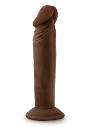 Dr. Skin Plus Posable Dildo 6in - Chocolate