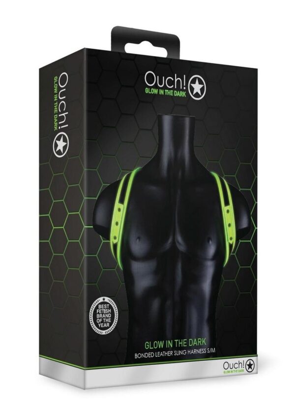 Ouch! Sling Harness Glow in the Dark - Small/Medium - Green