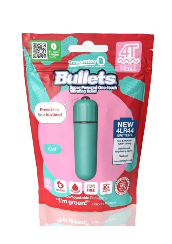 Screaming O 4T Bullet Vibrator - Kiwi