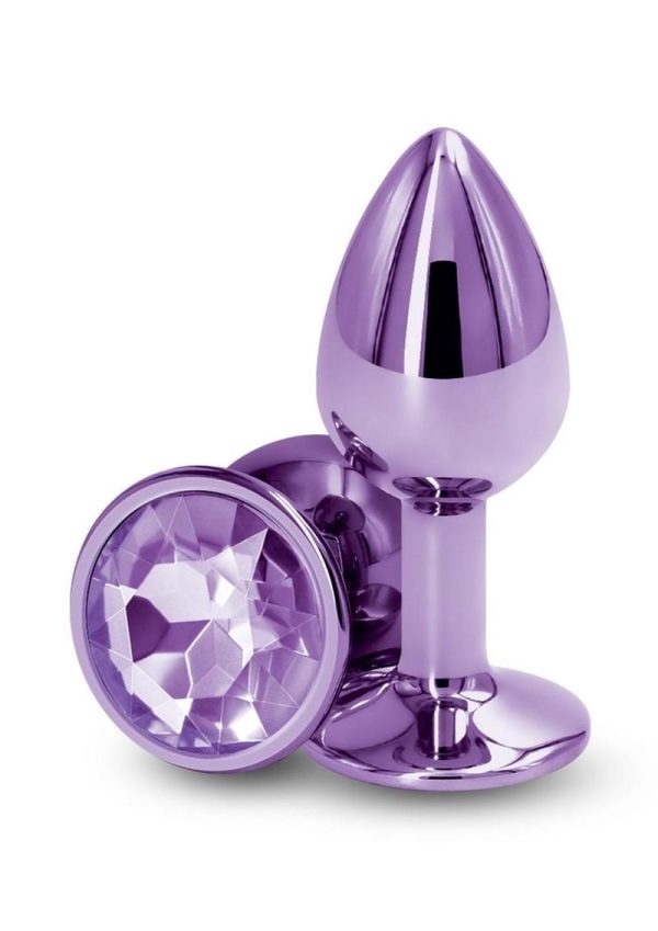 Rear Assets Aluminum Anal Plug - Small - Purple