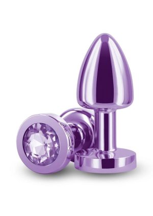 Rear Assets Aluminum Anal Plug - Petite - Purple