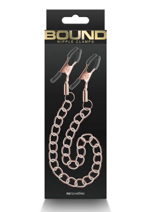 Bound Nipple Clamps DC2 - Rose Gold